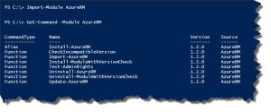psGetCommandModuleAzureRM